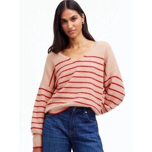 Madewell Wedged V-Neck Sweater